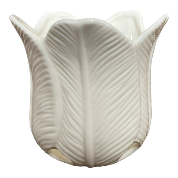 PartyLite Other - Vintage PartyLite White Tulip Petal Light Votive Candle Holder P0246 Retired